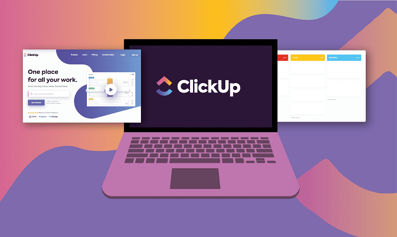 نرم افزار clickup