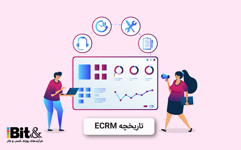 تاریخچه E CRM چیست و سیر توسعه آن